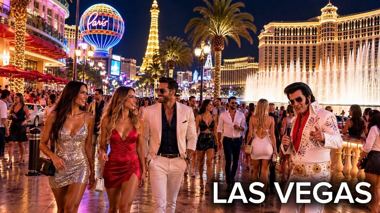 LAS VEGAS NIGHTLIFE 🇺🇸 The Strip Has Never Looked This Alive! | 4K Walking Tour