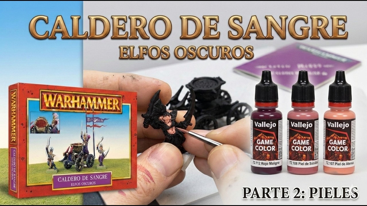 Pintando a las Elfas Brujas (1995) 🩸 | Pintando Piel paso a paso - Caldero de Sangre Parte 2