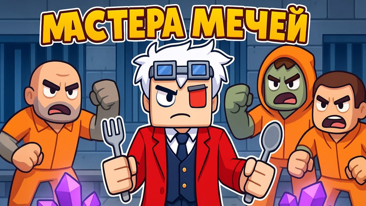 ЗАБРОШЕННАЯ ТЮРЬМА! МАСТЕРА МЕЧЕЙ НА CRISTALIX