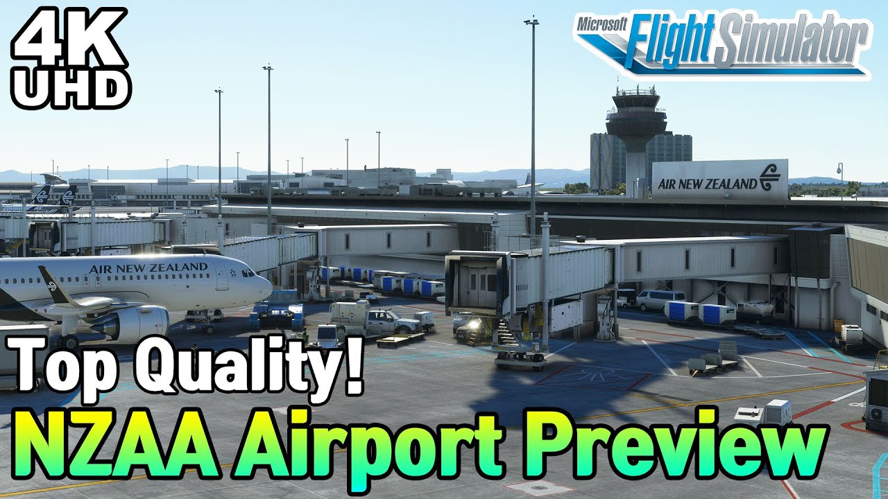 Auckland International Airport (NZAA) by Flightbeam Studios Preview | Flight Simulator 2020