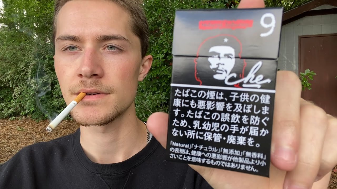 Smoking a Che Black Cigarette - Review