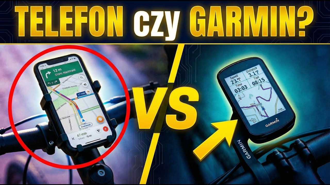 Garmin czy telefon na rowerze? Co NAPRAWDĘ warto mieć