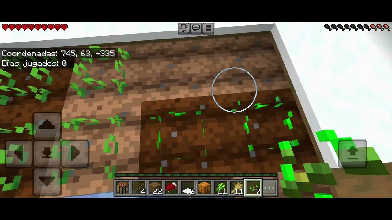 Minecraft harcore día 1