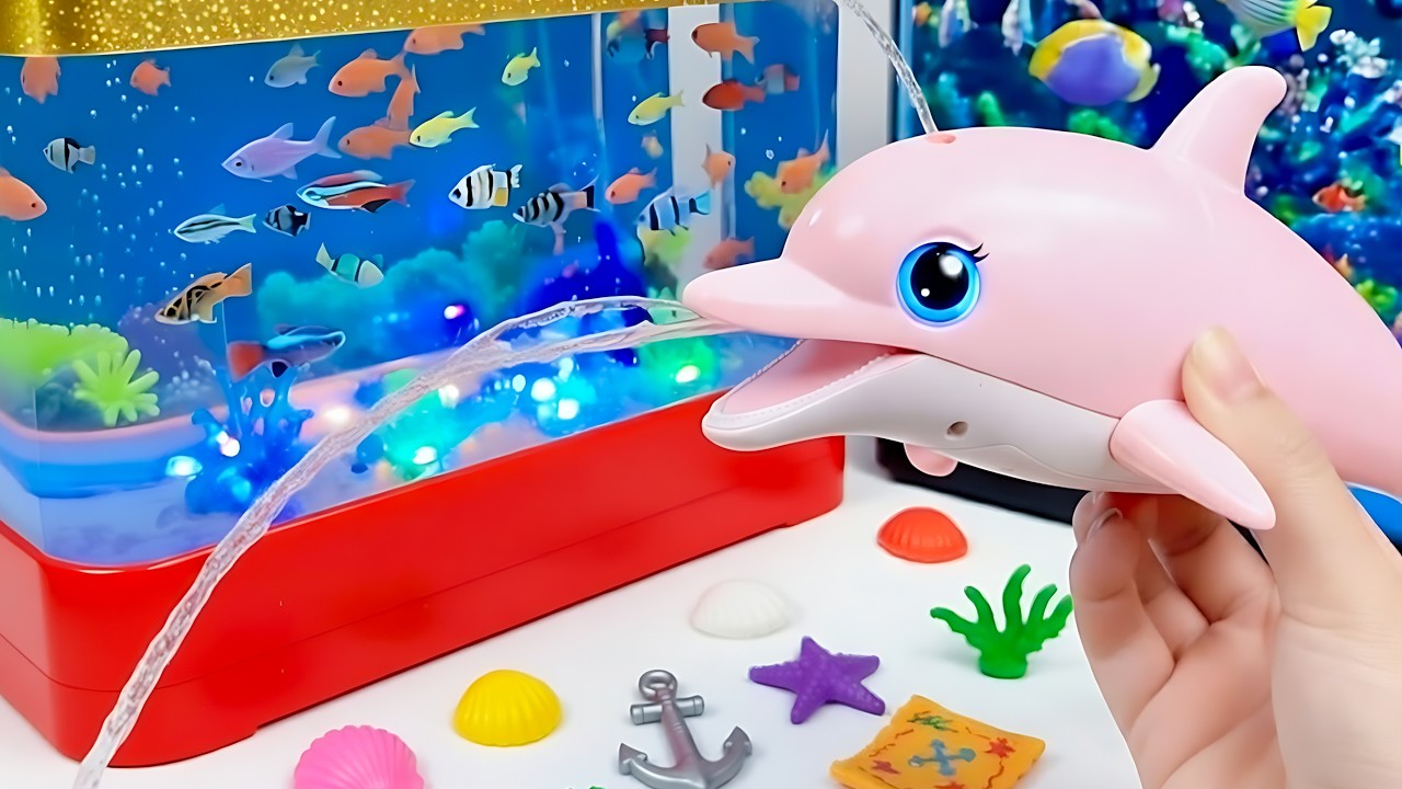 60 Minutes Satisfying with Unboxing ULTIMATE Dolphin, Happy Aquarium & Robo Fish Fishing Toy 🐬🐠 ASMR