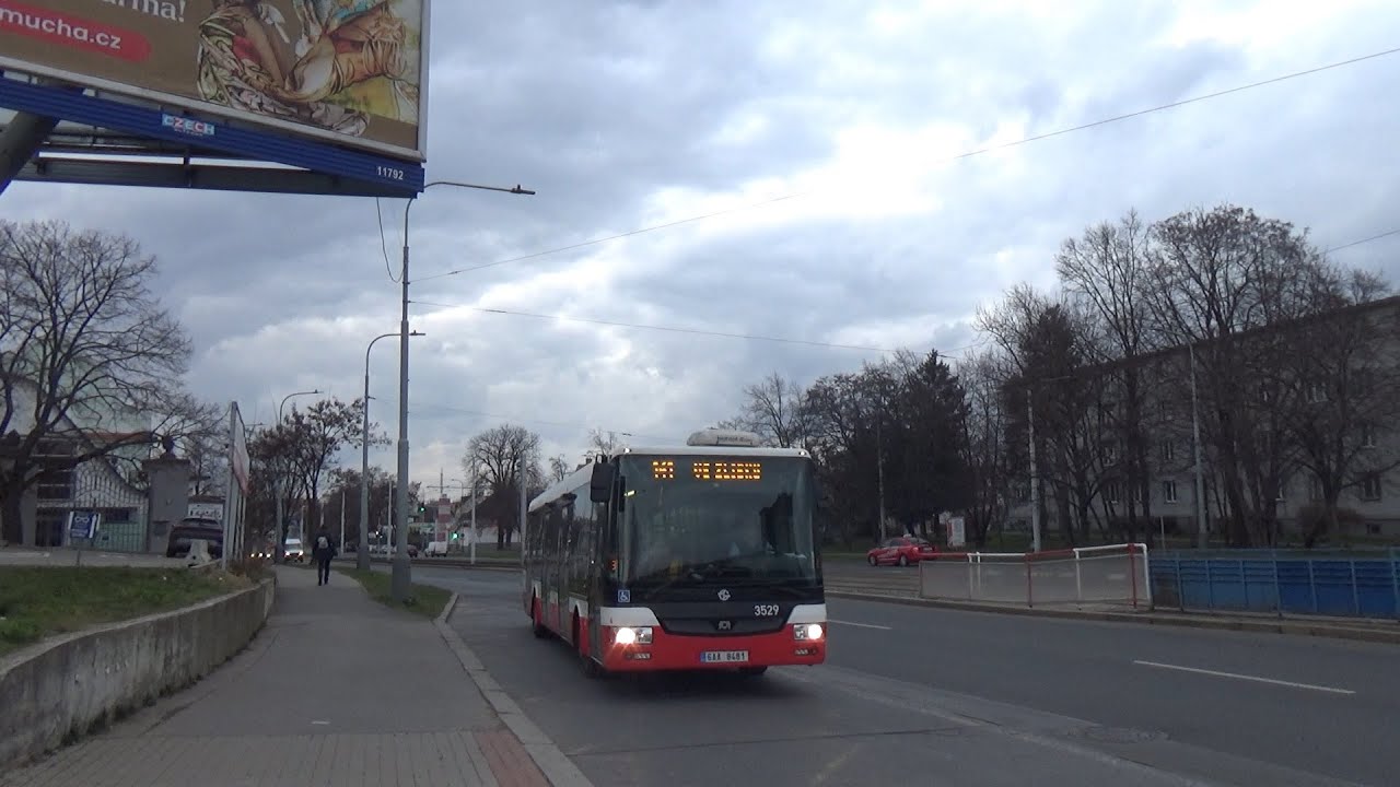 Autobus SOR NB 12 ev.č. 3529 na lince 141