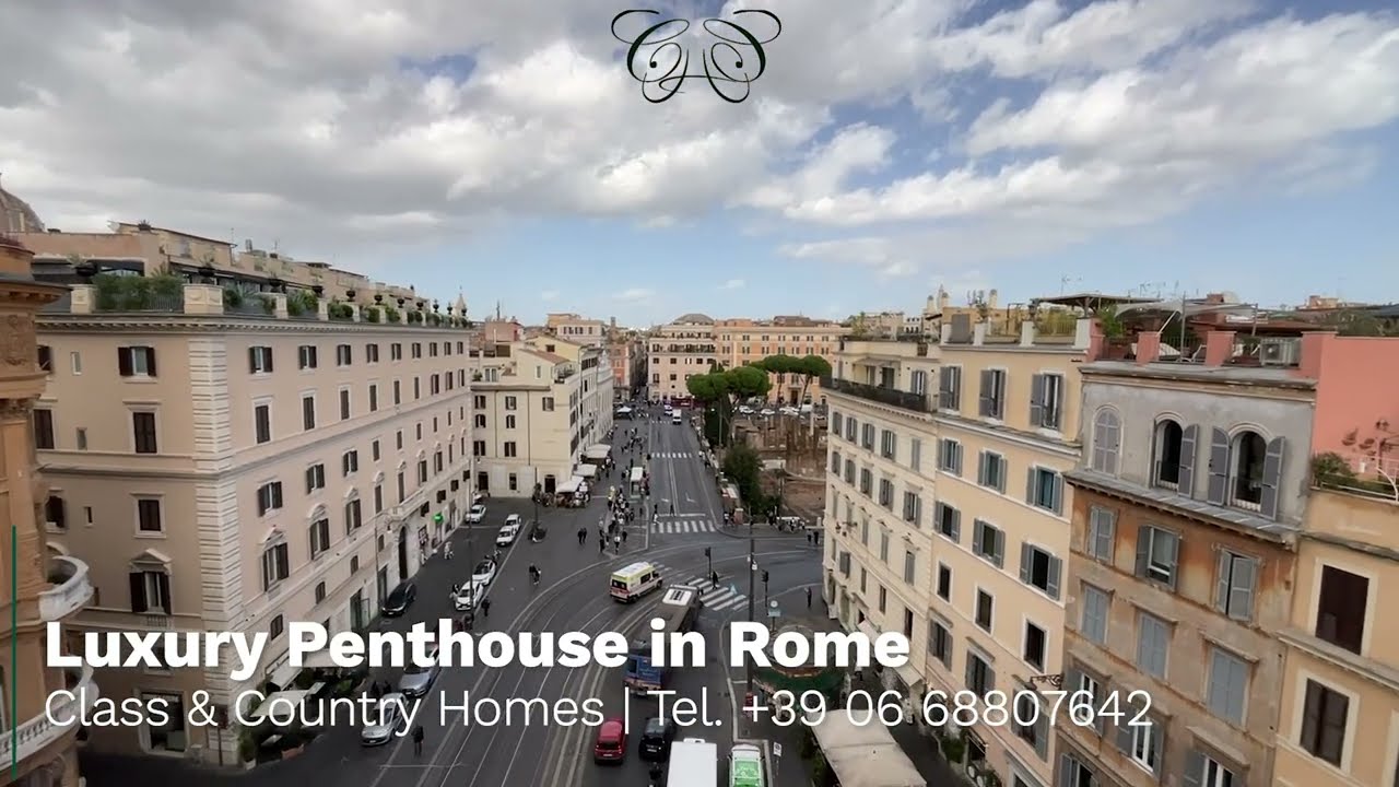 Rome Historic Center | Exclusive Penthouse with Terrace for Rent