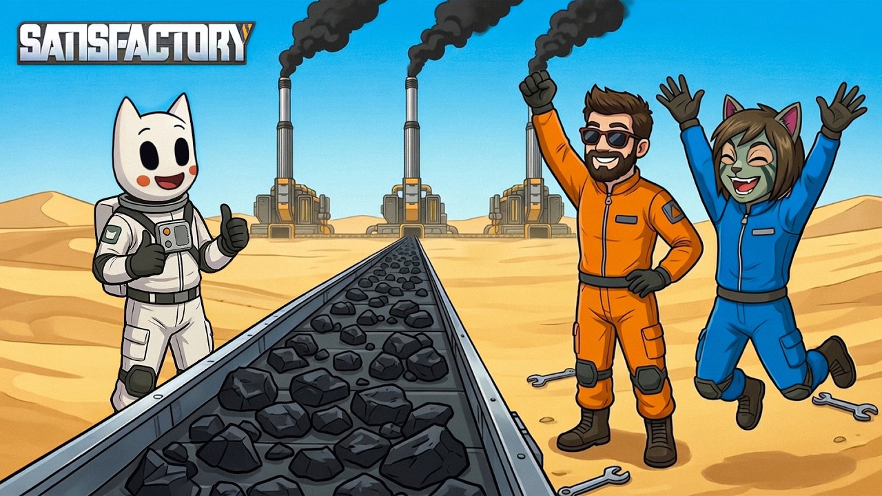 УГОЛЬНАЯ ЭНЕРГЕТИКА ПРЕКРАСНА! ТЕПЕРЬ НИКАКИХ ПРОБЛЕМ С ЭЛЕКТРИЧЕСТВОМ! Satisfactory #3