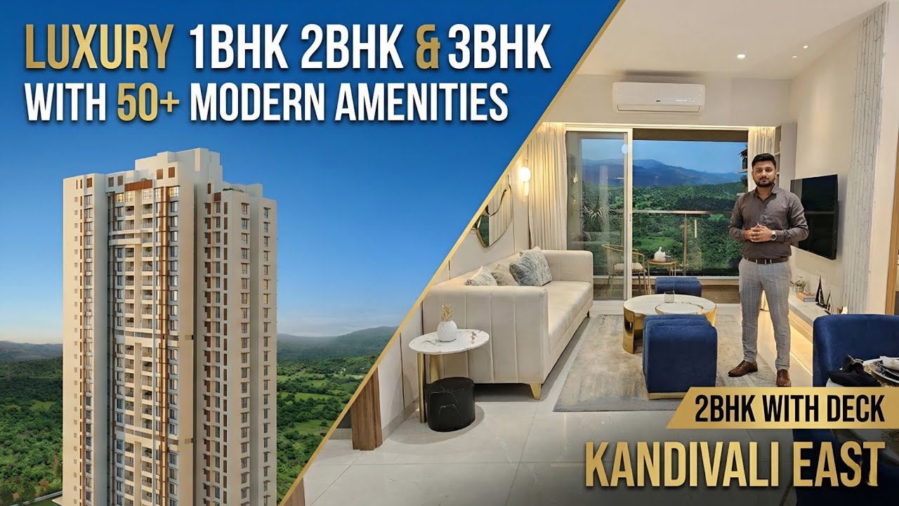 2BHK with Decks Show Flat of Godrej Bliss, Lokhandwala Kandivali East with Flexible Payment Options