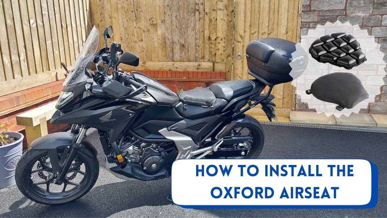 Honda NC750x DCT - Installing The Oxford Air Seat - Street / Sport Version