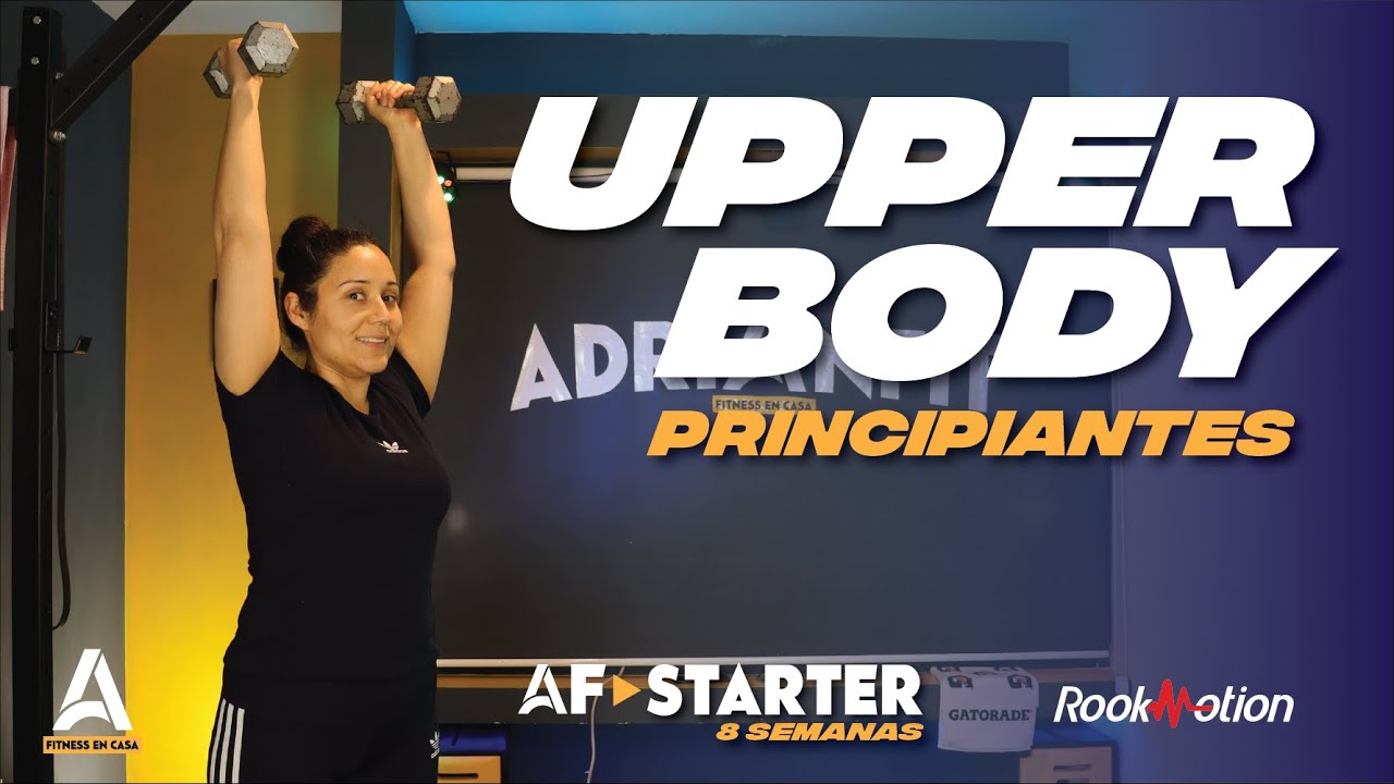 Espalda Bazos y Pecho 🔥Upper Body Principiantes (Día 9)