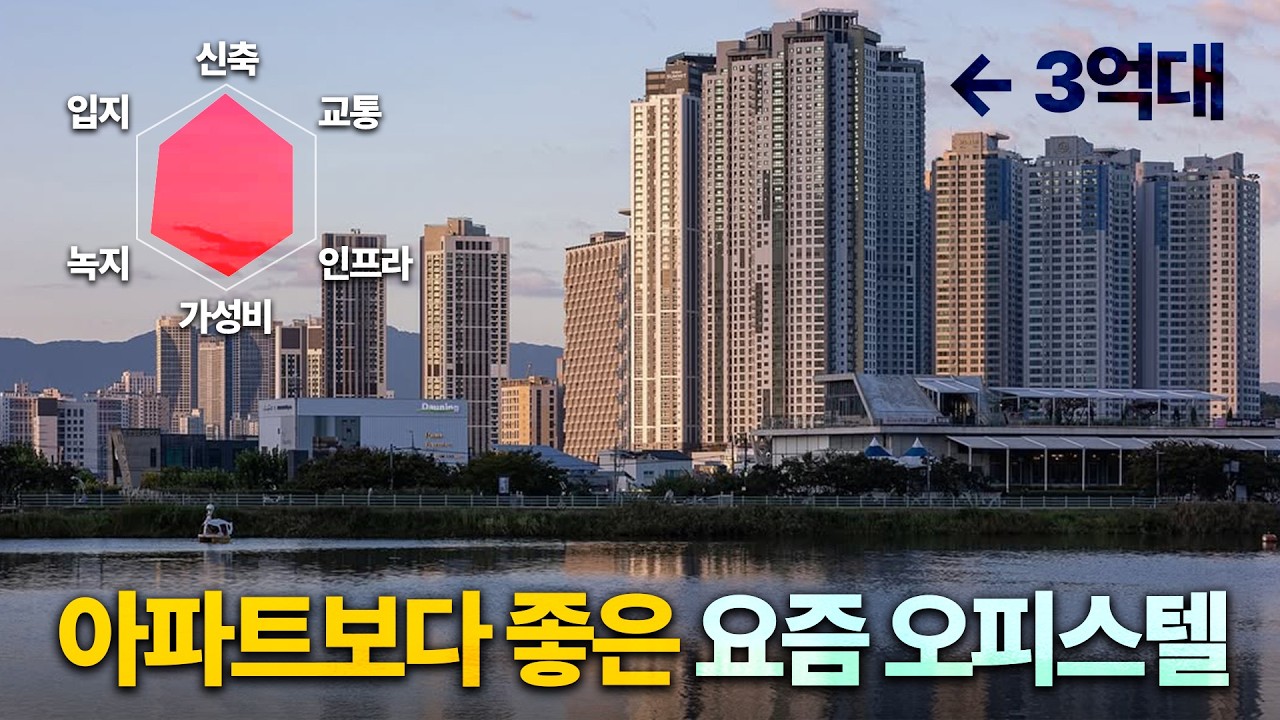 제가 신혼부부면 여기 삽니다. 웬만한 아파트보다 좋은 가성비 최고 육각형 오피스텔 [호반써밋수성]