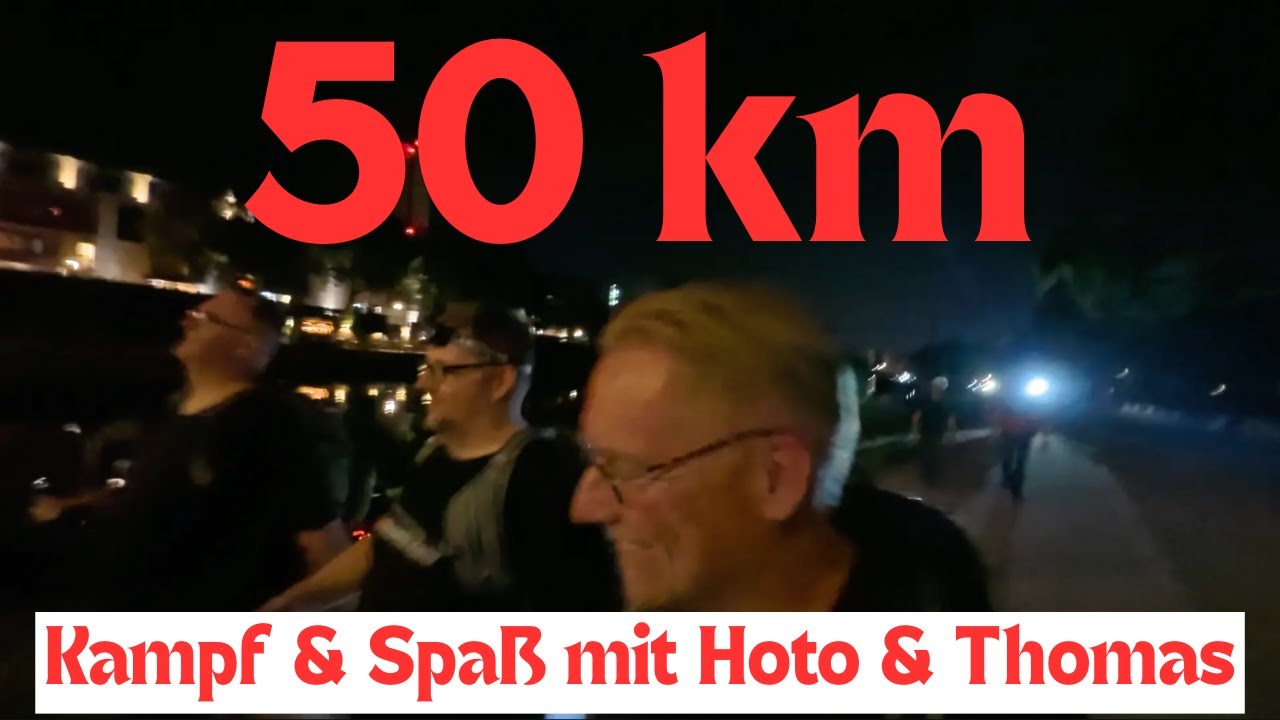 Megamarsch Berlin bei Nacht 2025: Schaffen wir die 50 km?