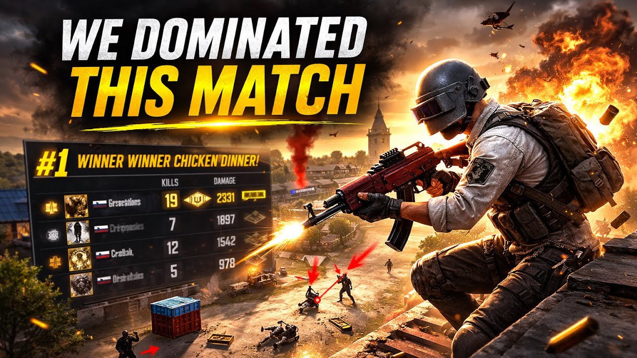 WE DOMINATED THIS MATCH | 26 KILLS TEAM WIN 🔥