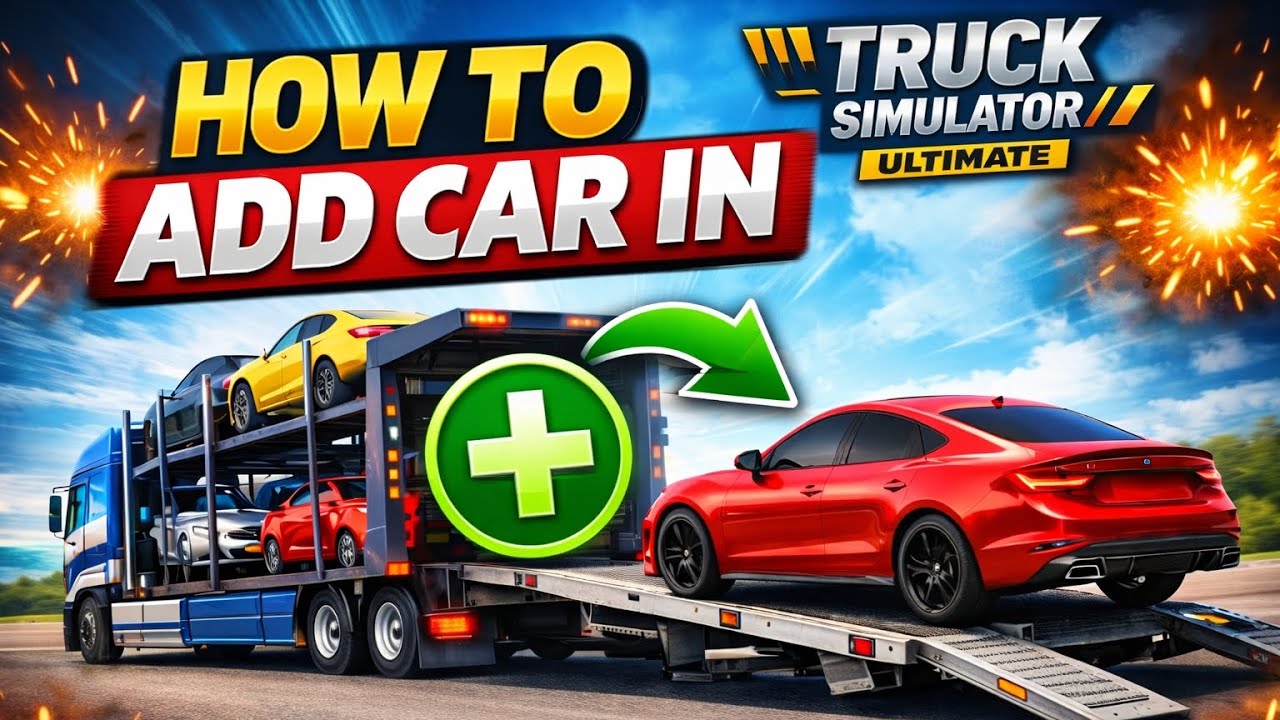 How To Add Car in Truck Simulator Ultimate 