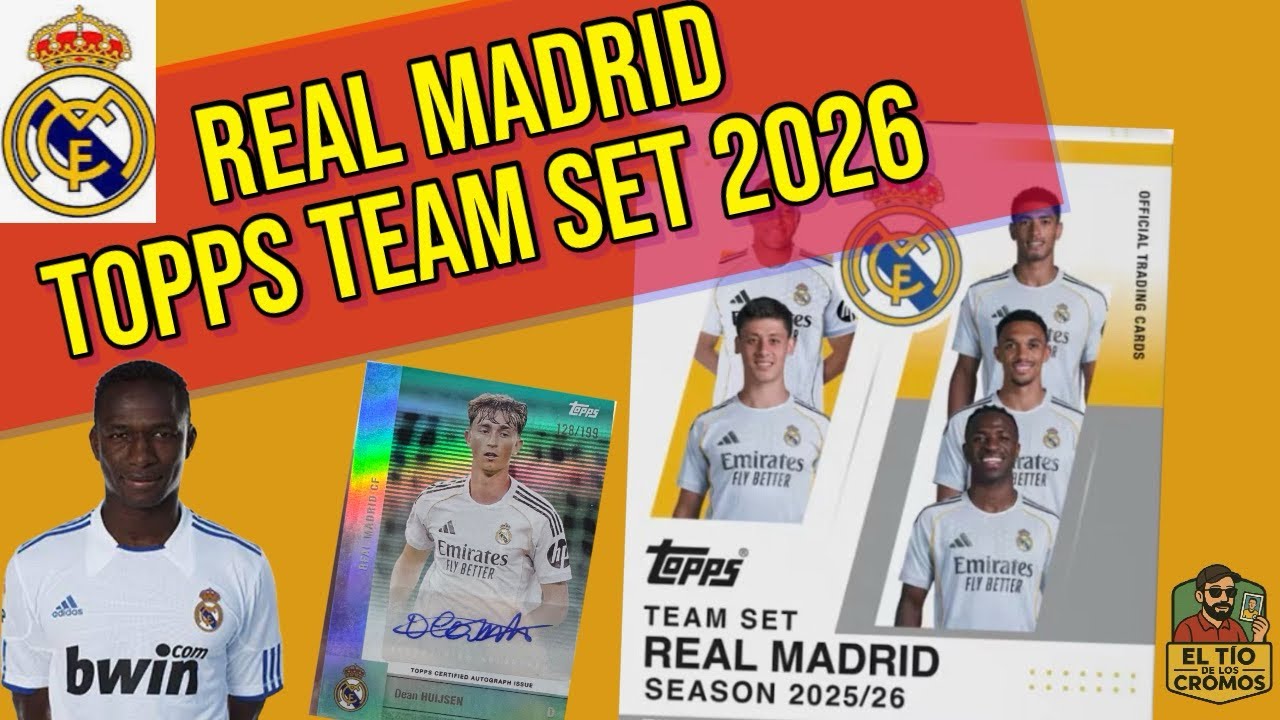 REAL MADRID TOPPS TEAM SET 2026 - FIRMITA DEL MADRID PORFIN!!!!