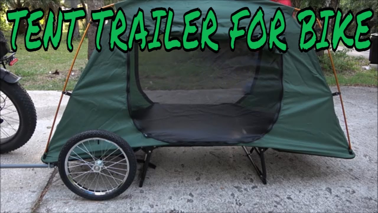 Tent Trailer For Bike, Set Up And First Impressions