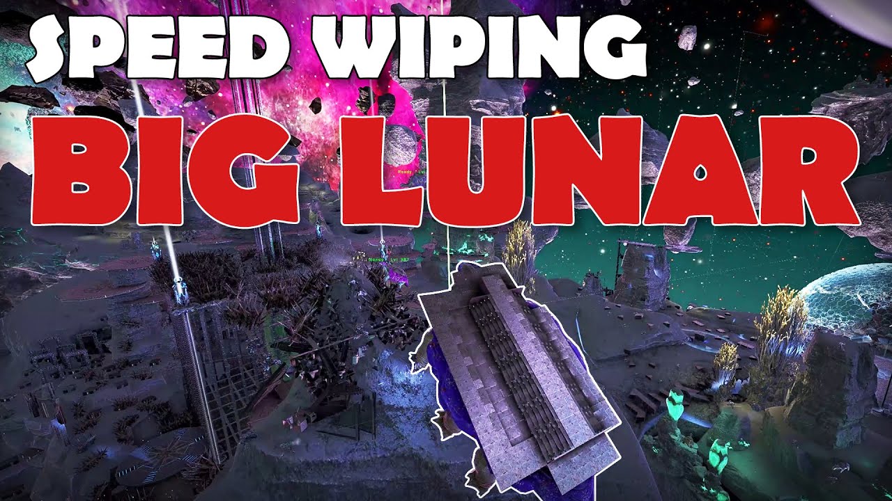 Speed Wiping A Fully Built LUNAR ONLINE | Ark Official Small Tribes