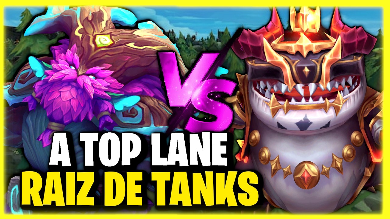 ESSA É A TOPLANE DE TANK RAIZ  | League of Legends | ORNN VS TAHKM KENCH TOP 1 Nasus BR