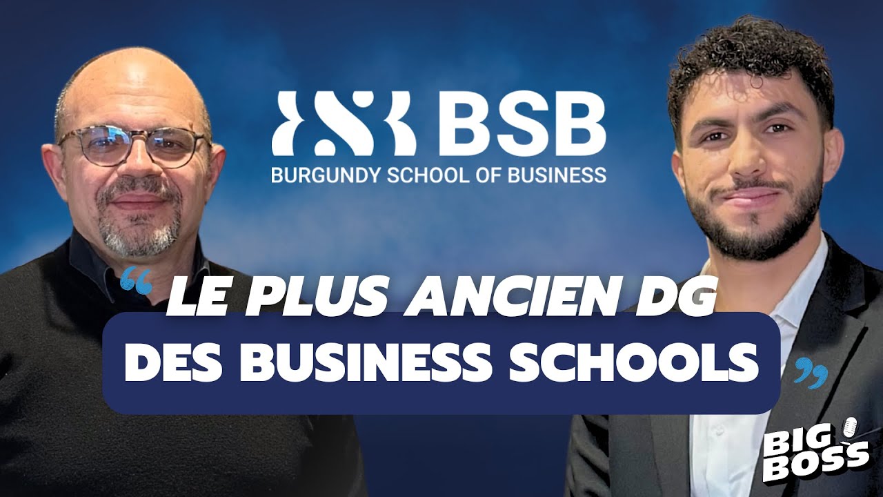 Il dirige une Grande École depuis plus de 20 ans I Stéphan Bourcieu (BSB) - BIG BOSS Ep.8