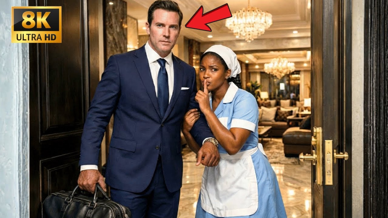 Billionaire Came Home Early And Found His Wife Doing This — The Black Maid Softly Said “Don’t Talk”
