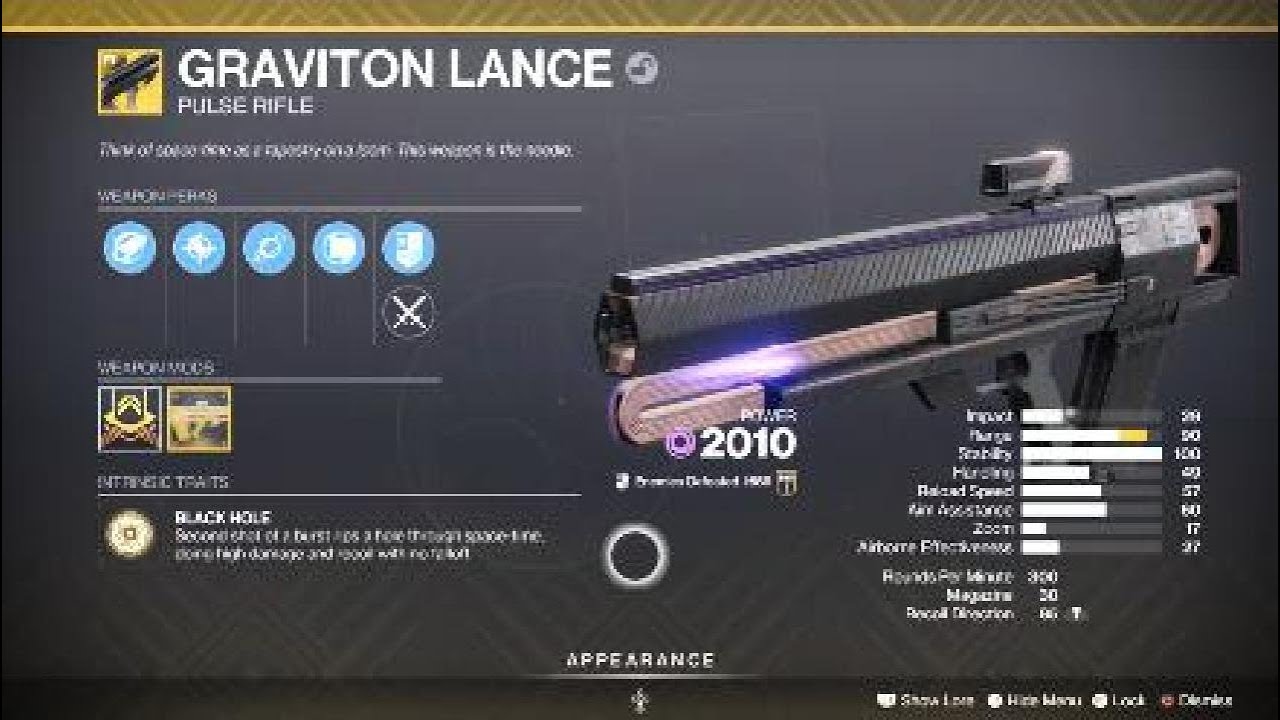 Graviton Lance Exotic Weapon & Catalyst – Destiny 2