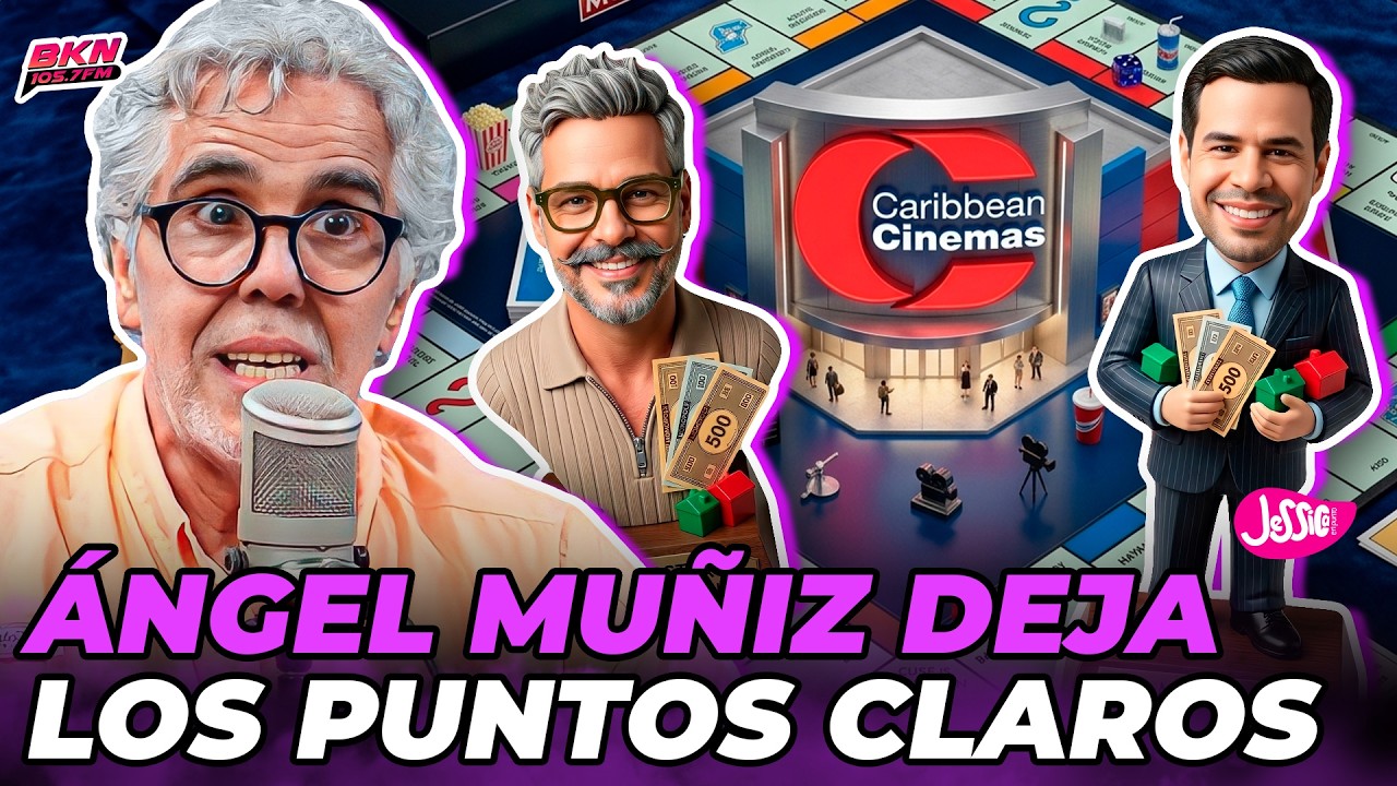 ÁNGEL MUÑIZ TRUENA CONTRA EL MONOPOLIO EN EL CINE DOMINICANO, FRANK PEROZO & ROBERTICO 