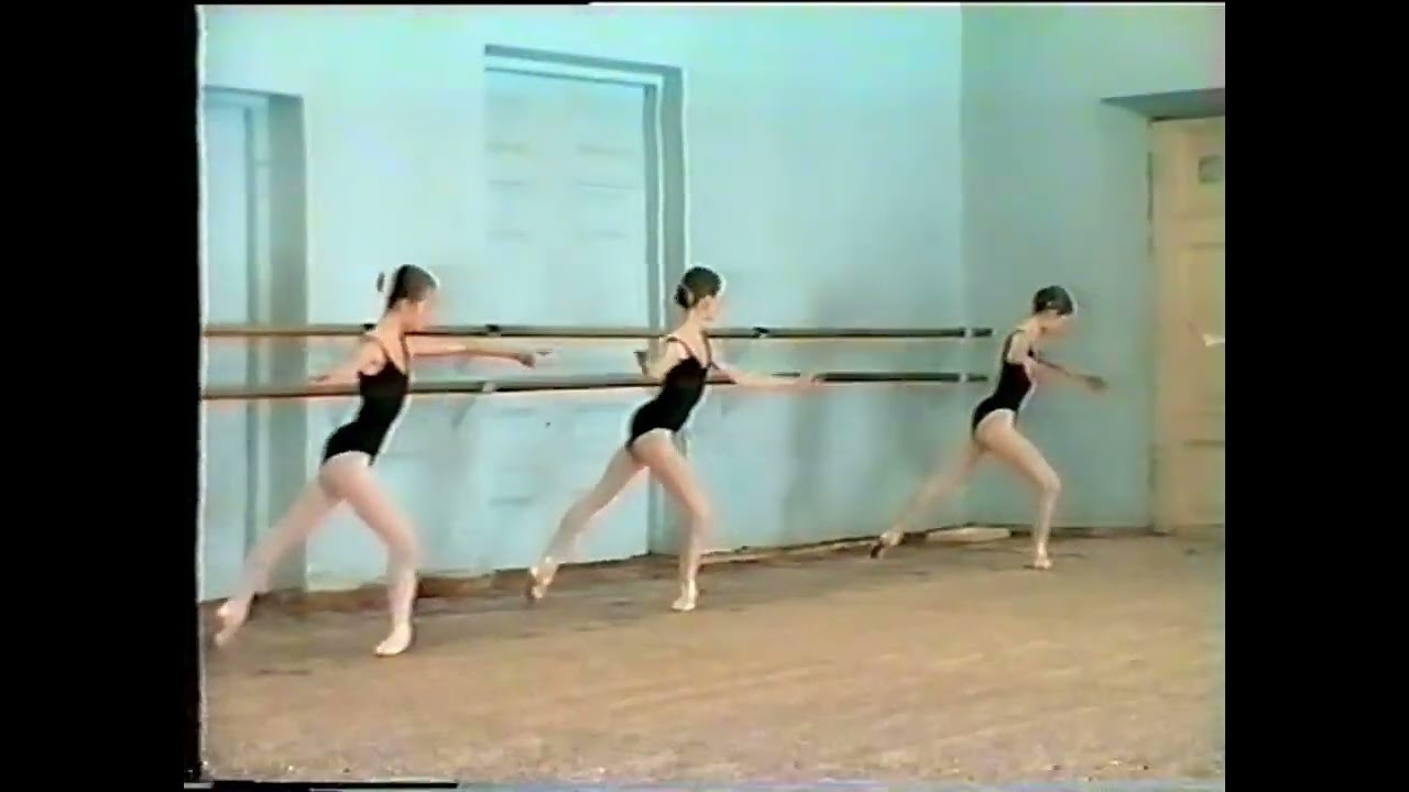 Vaganova adagio at the barre, all levels (1991-1999)