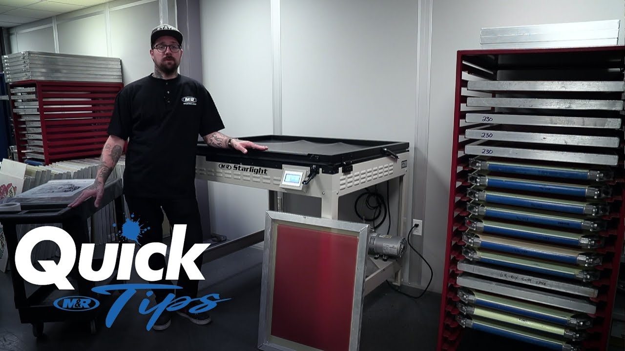 Exposing Screens Using The Tri-Loc System