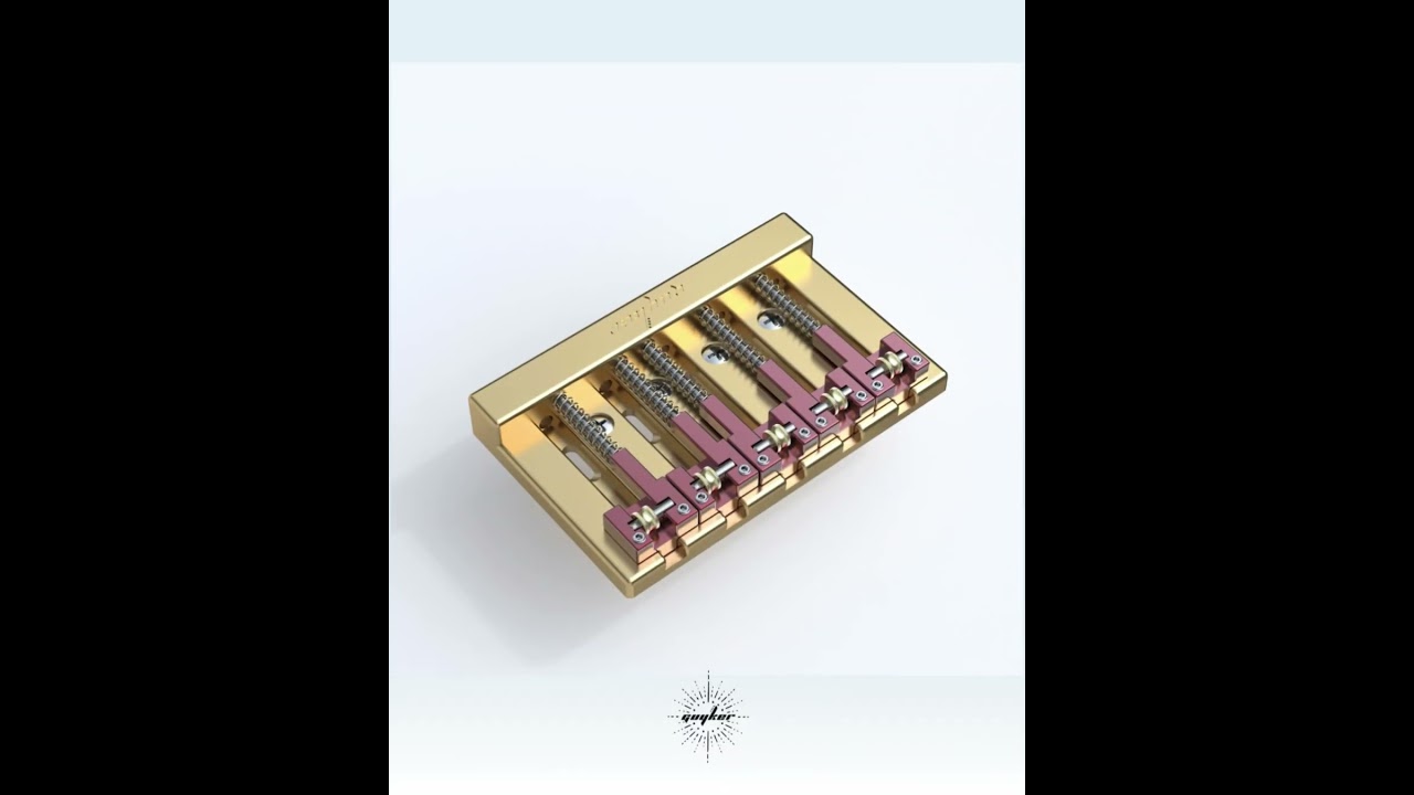 New！🎸 Guyker Dopamine Series Bass Bridge Preview 🎸