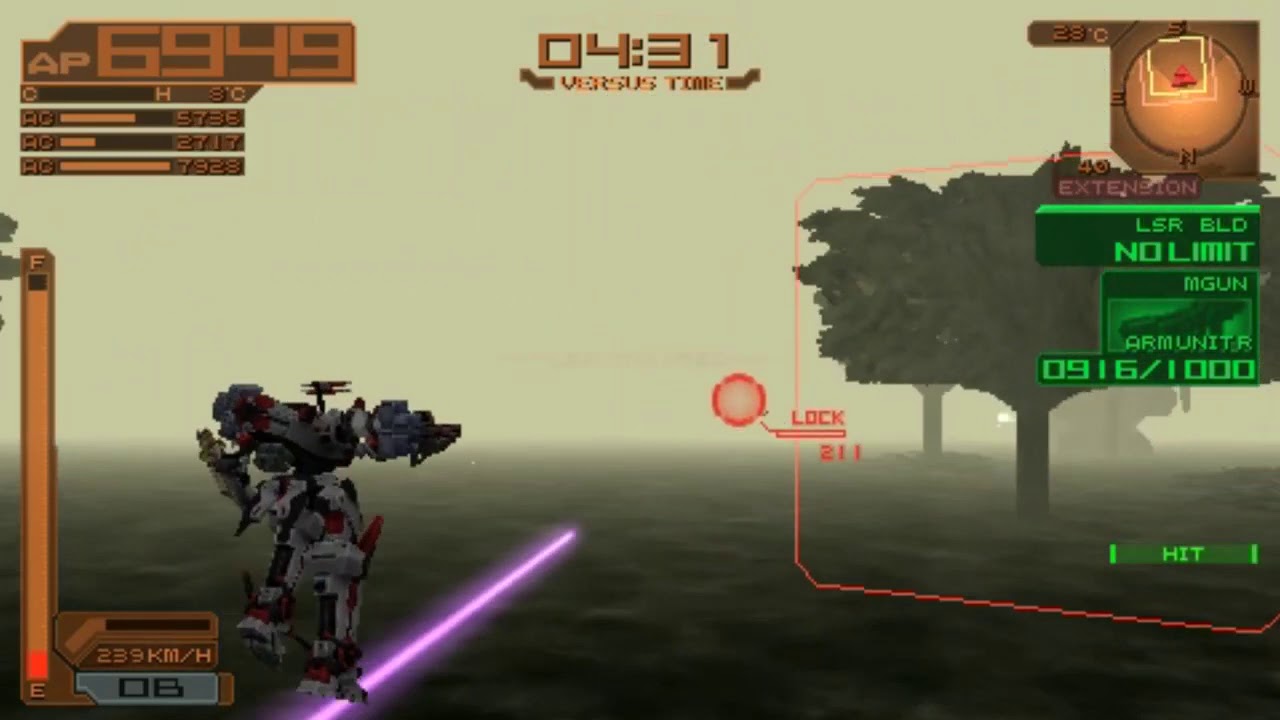 Armored Core 3 Portable Multiplayer Gameplay PT-BR (PSP)
