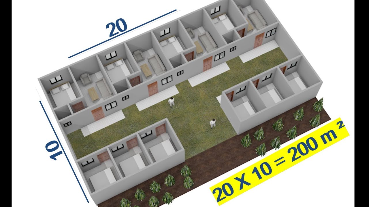 home design - plan de maison sur 200 m²(appartement)#maison #plans #architecture #home