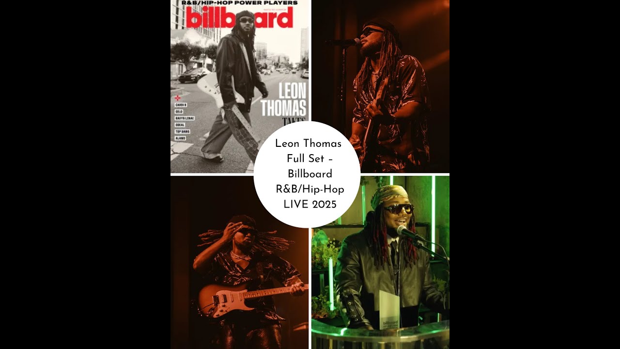 Leon Thomas Live at Billboard’s R&B/Hip-Hop LIVE 2025 | Full Concert (Webster Hall NYC)