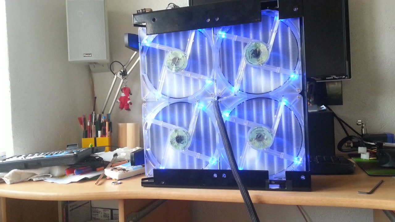 Watercool Mora3 with 4x180mm Silverstone RL4B