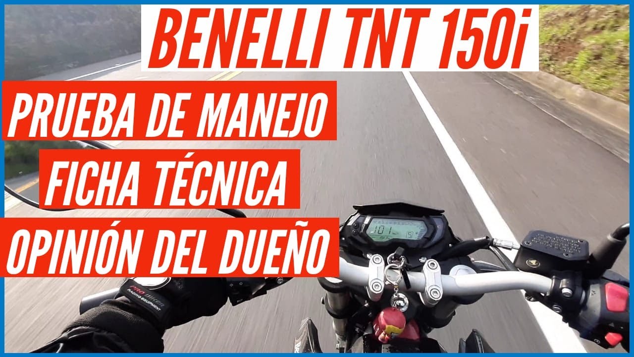 BENELLI TNT 150 i  Prueba de manejo, opinión del dueño y ficha técnica