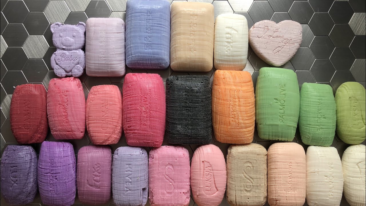ASMR cutting dry small cubes on soap/АСМР режу сухие маленькие кубики на мыле