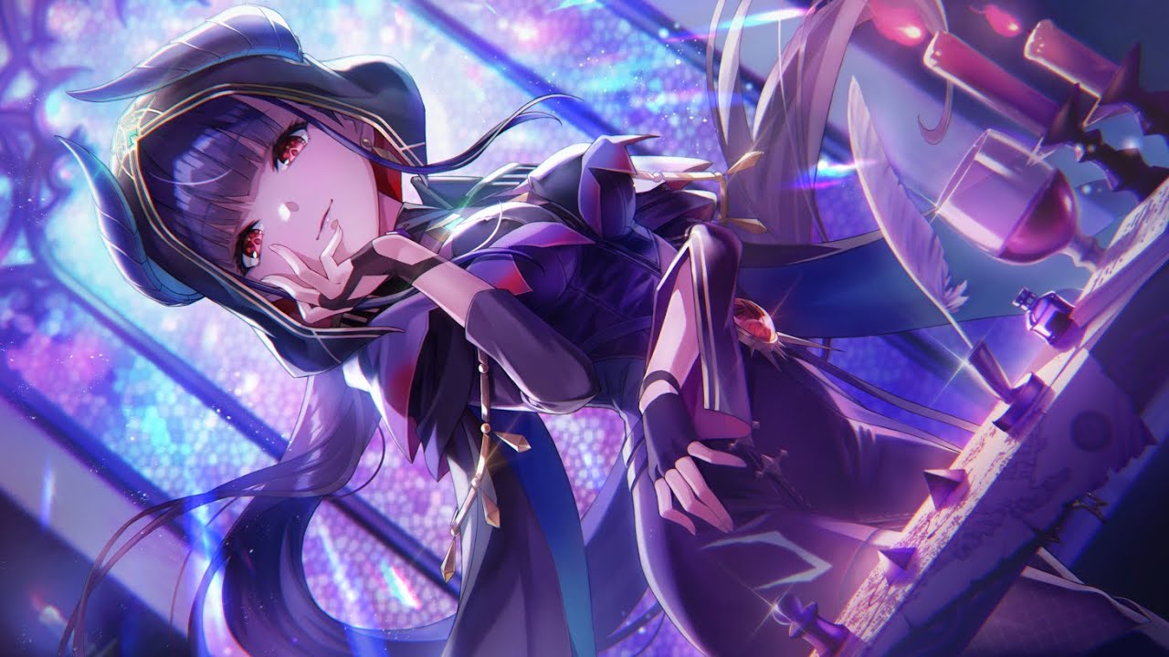 【ヘブバン】（２D・３D鑑賞、試戦闘）　SS[魔王に仕えし混沌の謀臣]佐月マリ　#ヘブバン　#ヘブンバーンズレッド　#炽焰天穹　#绯染天空