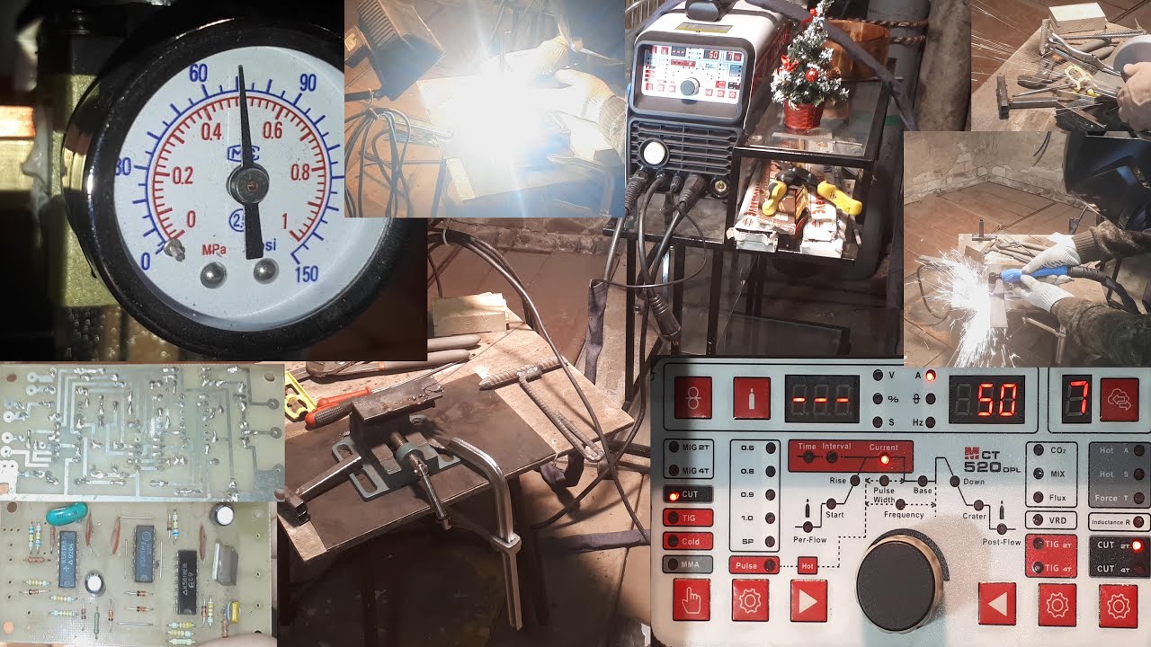 ANDELI MCT-520DPL. Ч30. TIG-сварка. Все получилось- меня научили! Ответы на комментарии подписчиков.