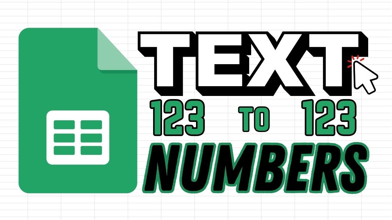 How to Convert Text to Numbers | Google Sheets (More Tips!)