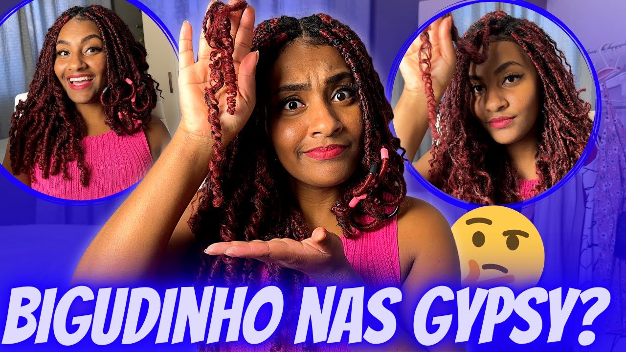 TENTEI TEXTURIZAR MINHAS GYPSY BRAIDS E OLHA COMO FICOU!