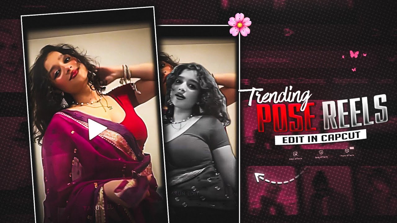 Trending Pose Reels Editing | Instagram Trending Reels Edit In Capcut 🌸