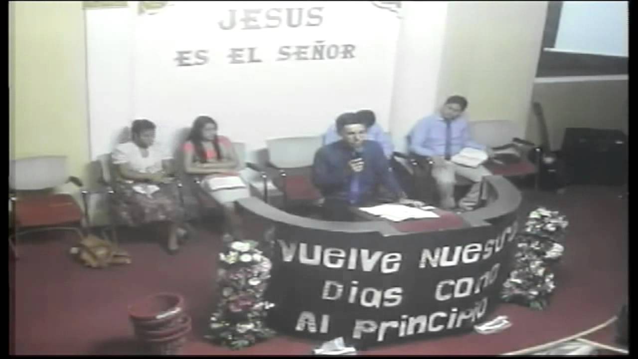 VUELVE NUESTROS DIAS COMO AL PRINCIPIO. PREDICA HNO SEBASTIAN SAAVEDRA. IPUE FUENLABRADA