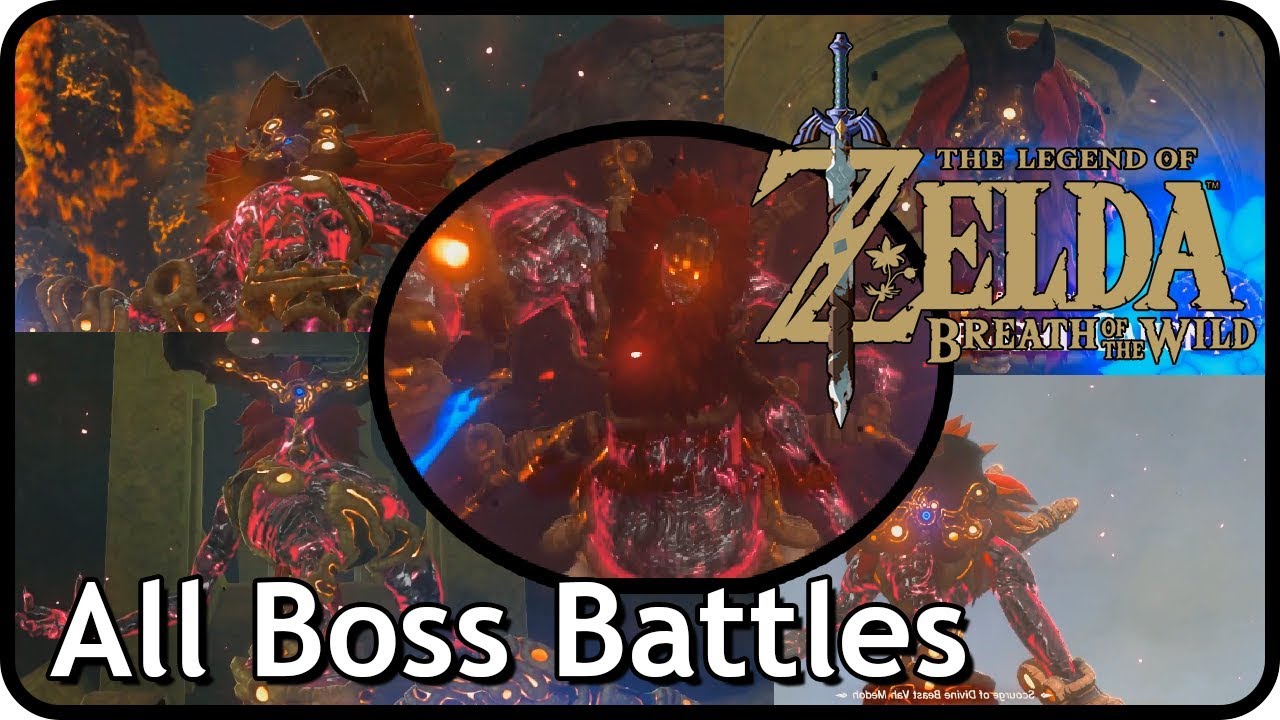 The Legend of Zelda: Breath of the Wild (Switch) - All Boss Battles