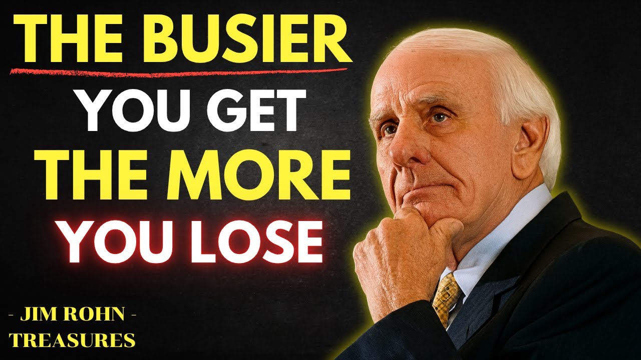 ⭐ You Are Busy but Not Productive And This Is the Truth Keeping You Stuck | Jim Rohn Motivation