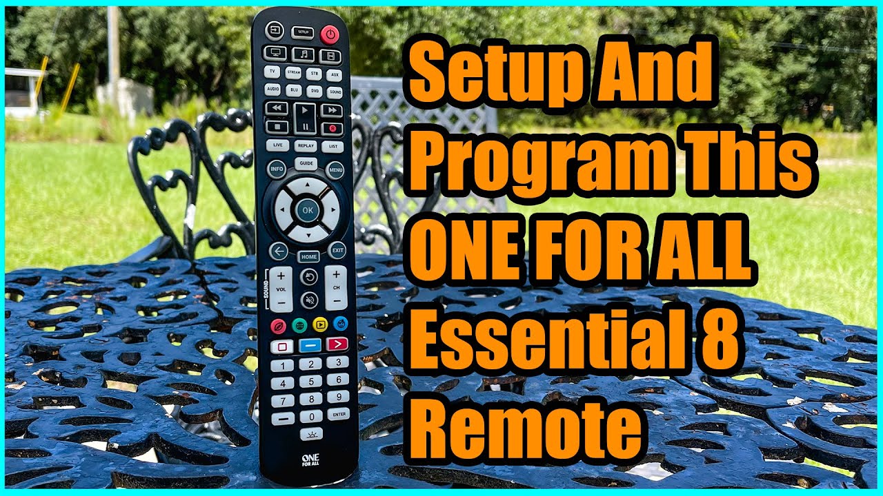 Programming This 8 Device Essential One For All Remote to ANY Device!