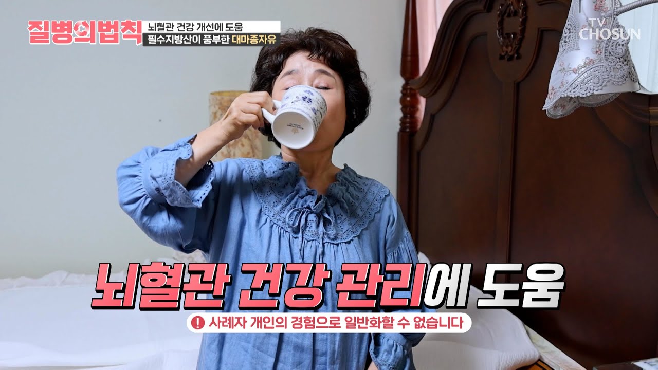🌟대마종자유🌟 혈관에 쌓인 기름때 제거를 돕는 혈관 청소부🧹 TV CHOSUN 240926 방송 | [질병의 법칙] 19회 | TV조선