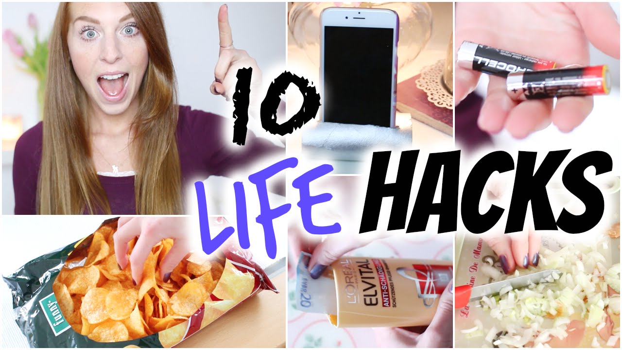 10 LIFE HACKS die DEIN LEBEN EINFACHER MACHEN! | LaurenCocoXO