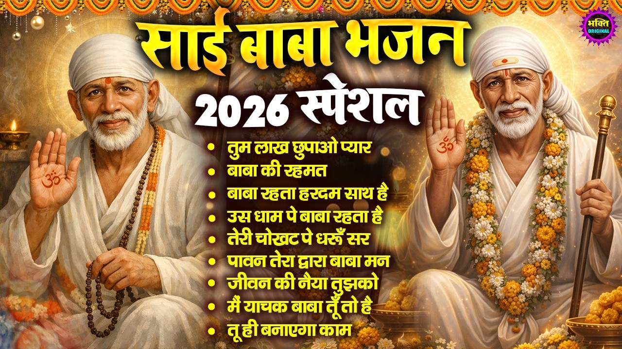 2026 Nonstop Bhajan Sai Ji : Popular Sai Baba Bhajan : Sai Baba Bhajan : Sai Baba 2026 New Songs