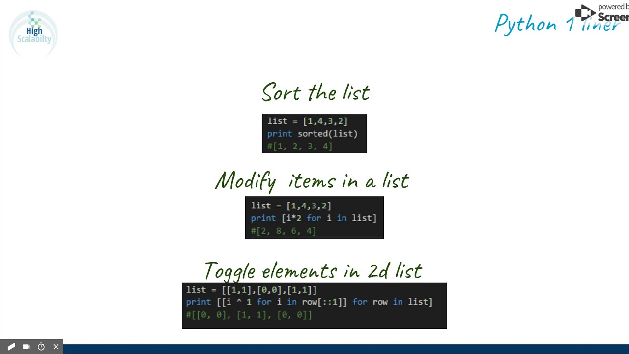 Python 1 Liner