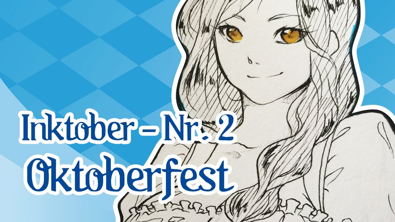 ✿ INKTOBER - [Nr. 02] Oktoberfest ✿ [Timelapse] [Traditional]
