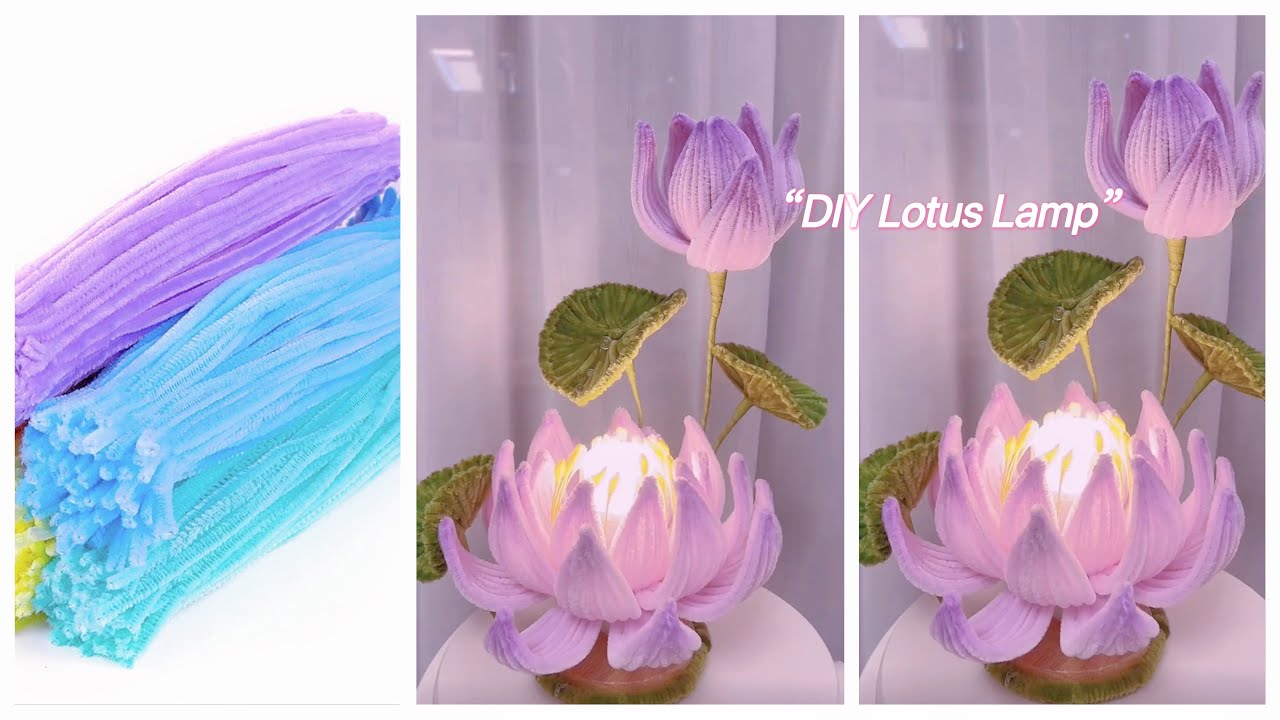 DIY Lotus Lamp